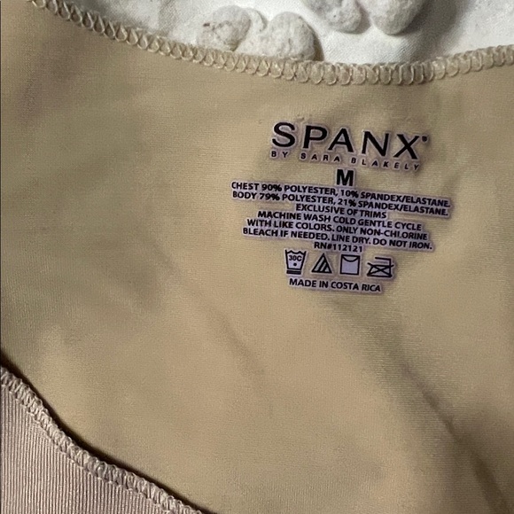 Spanx Shaping Tank Top Beige Medium | Slimming Control Cami - Picture 2 of 3